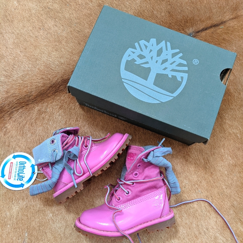 Timberland Toddler Authekcnvsflddwn roll-top boots